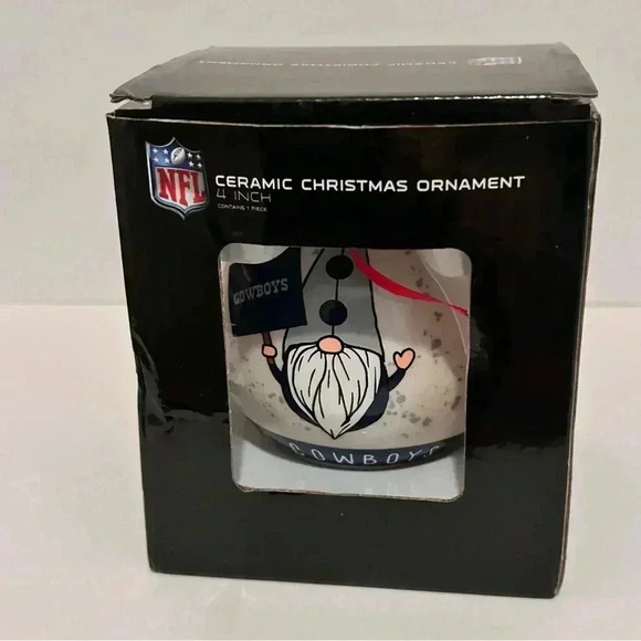 Dallas Cowboys NFL Ceramic Ornament - Picture 1 of 5